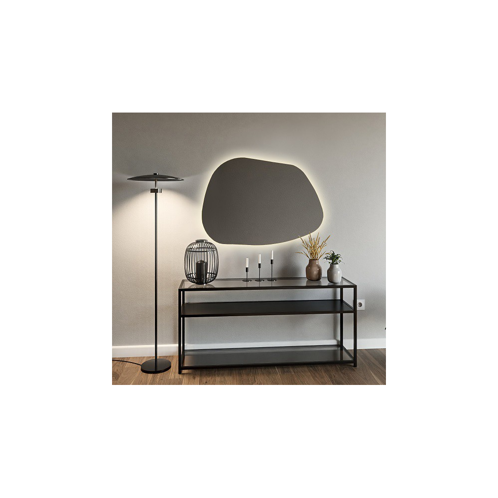 Oglindă de formă organică cu iluminare - BAZALT LED