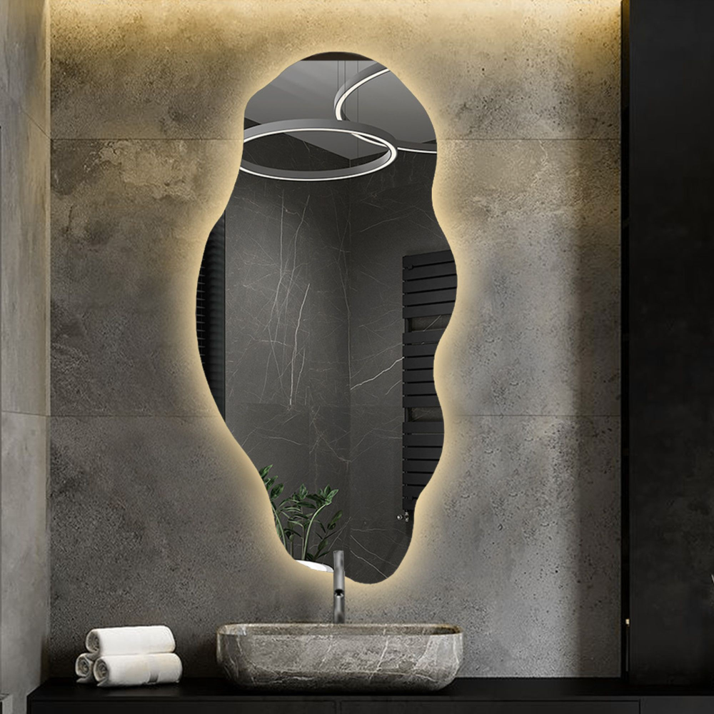 Oglindă decorativă cu formă organică și iluminare - LOLIT LED Oglindă decorativă cu formă organică și iluminare - LOLIT LED