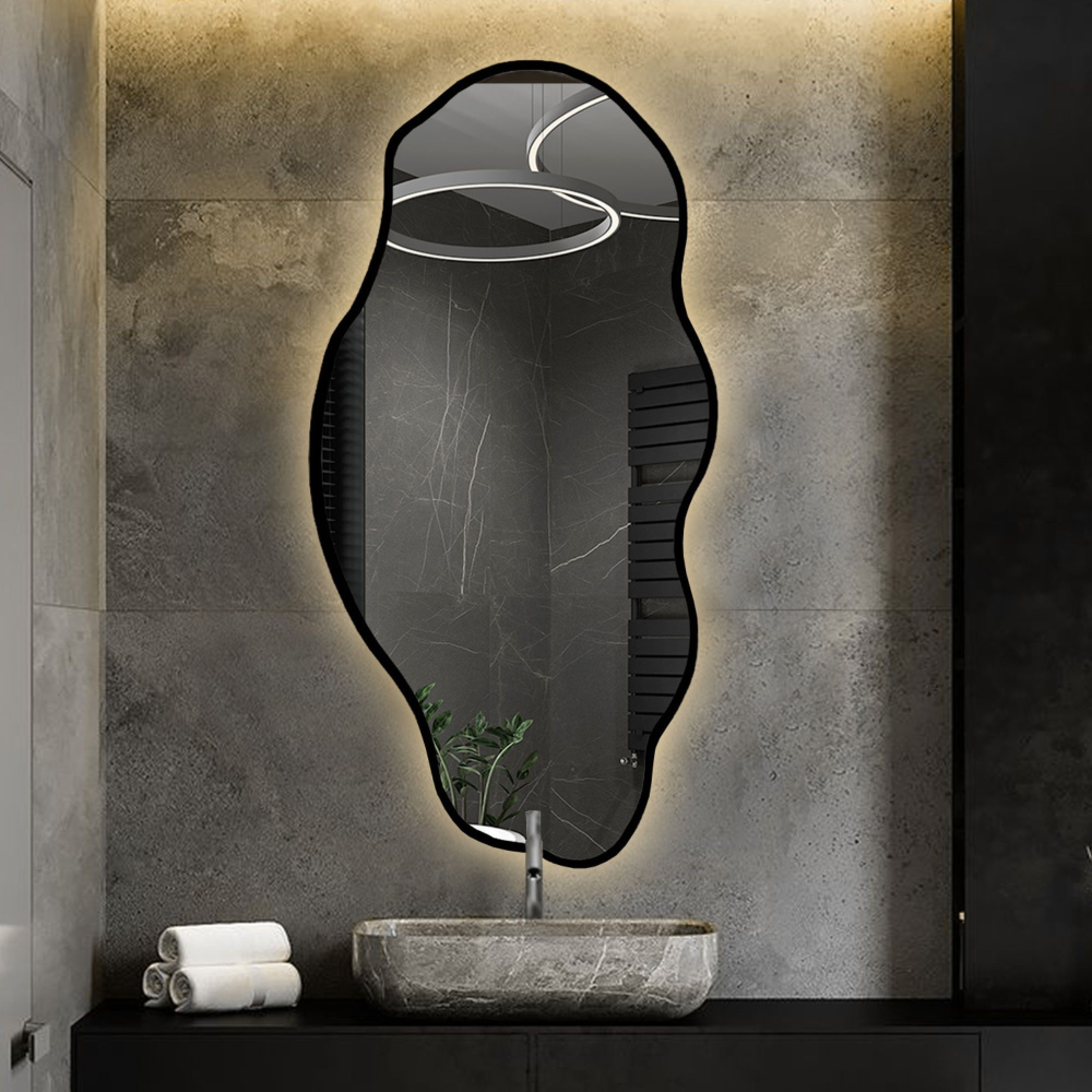 Oglindă cu formă organică în ramă cu iluminare - LOLIT ÎN CADRU LED Oglindă cu formă organică în ramă cu iluminare - LOLIT ÎN CADRU LED