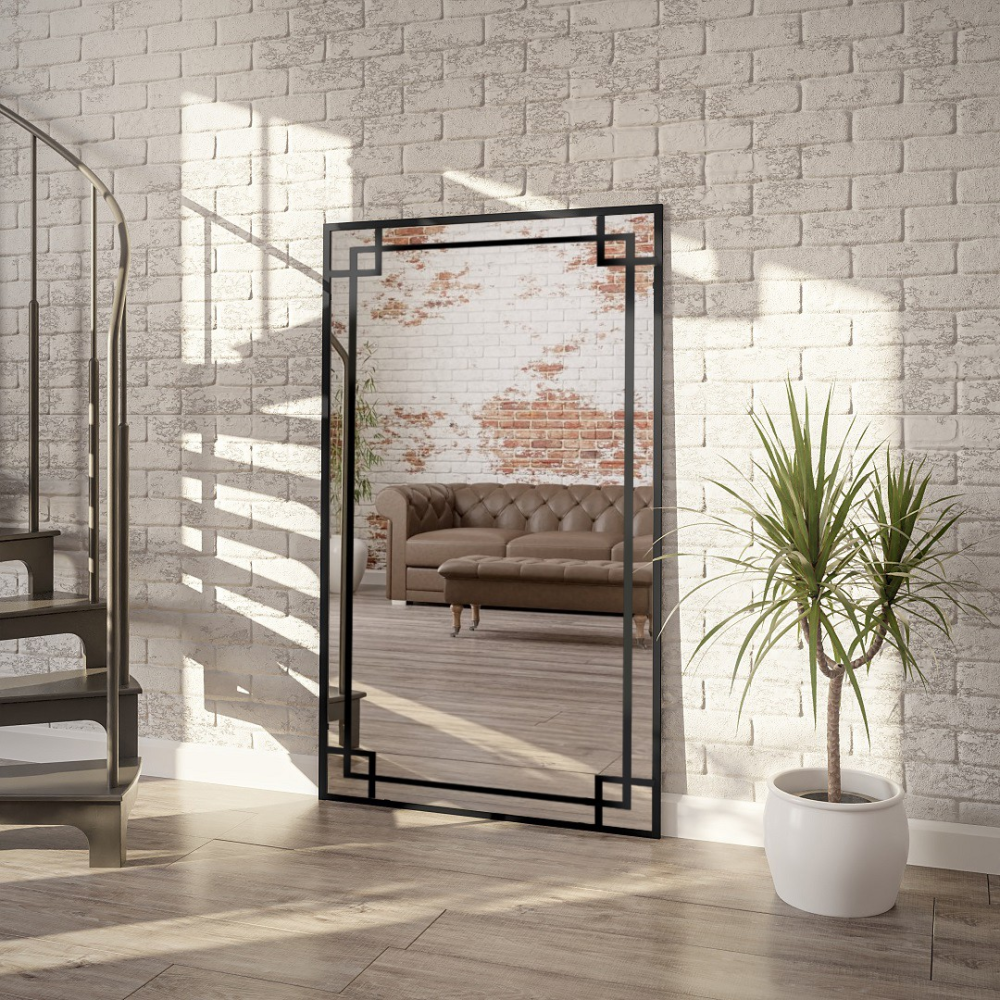 Oglindă de mansardă cu mutrițe - GABRIELA - culoarea ramei la alegere