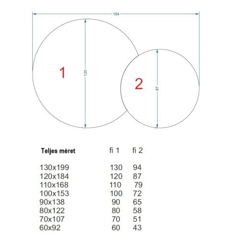 Oglindă rotundă cu ramă subțire din mdf - DOTTI