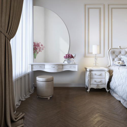 Oglindă de baie semicirculară cu marginea inferioară tăiată – HELENA