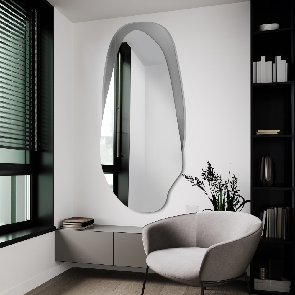 Oglindă decorativă pe antisol grafit - FUSION Oglindă decorativă pe antisol grafit - FUSION