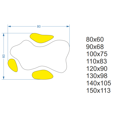 Set de oglinzi decorative - LOOP