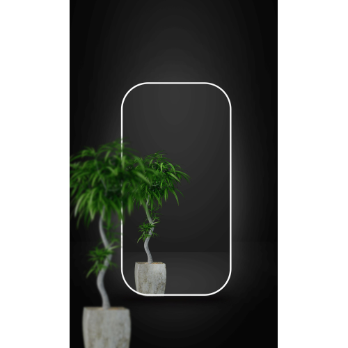 Oglindă cu ramă aurie din MDF SLIM - GERDA - culoarea ramei la alegere