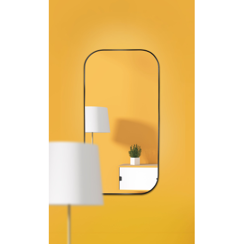 Oglindă cu ramă aurie din MDF SLIM - GERDA - culoarea ramei la alegere