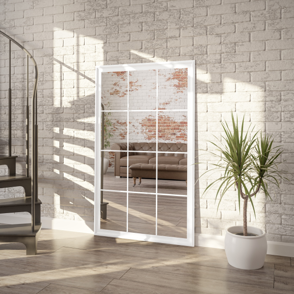 Oglindă de mansardă cu mutrițe - TELIMENA - culoarea ramei la alegere