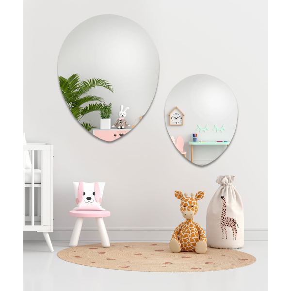 Set de oglinzi decorative pentru camera copiilor - BALOANE
