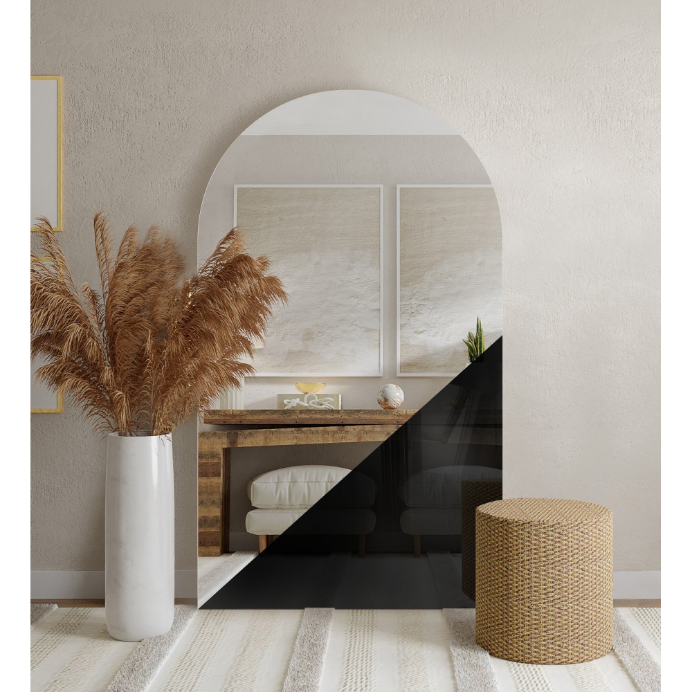 Oglindă decorativă semiovală mare - KRIS Oglindă decorativă semiovală mare - KRIS