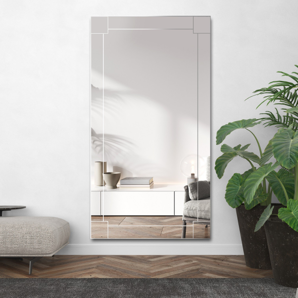 Oglindă de cristal Glamour în ramă de oglindă - KIARA OptiWhite