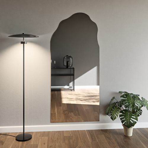 Oglindă decorativă semiovală cu formă organică - AURO 1