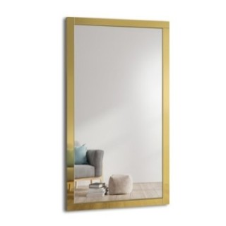 Oglindă în ramă de oglindă decorativă în luciu auriu - KARAT