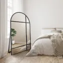 Oglindă de podea semiovală în ramă MDF - LOFTI II STĂTĂTOARE