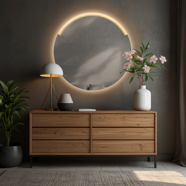 Oglindă de baie cu iluminare ELIF LED II