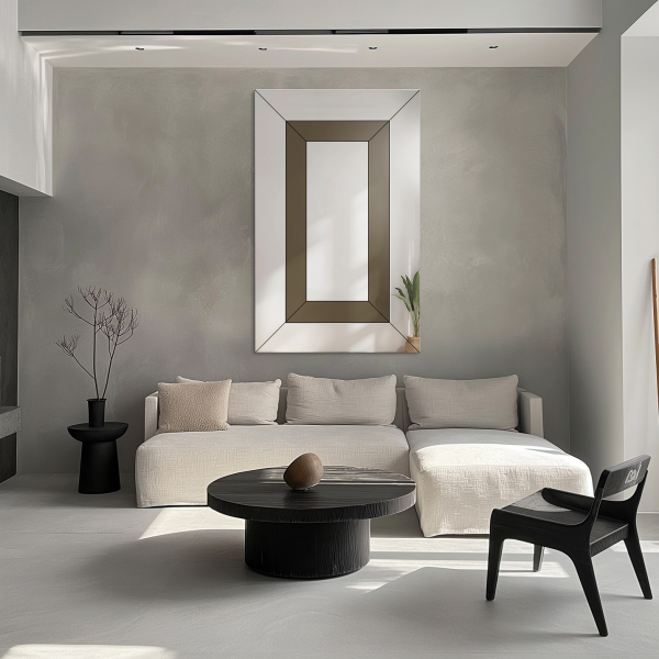 Oglindă decorativă în două tonuri - INES
