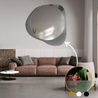 Oglindă decorativă pe sticlă ornamentală Estriado - LUXORA ELEGRA