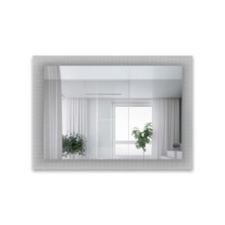 Oglindă decorativă dreptunghiulară pe sticlă ornamentală Master Flex - LUXORA ETERION