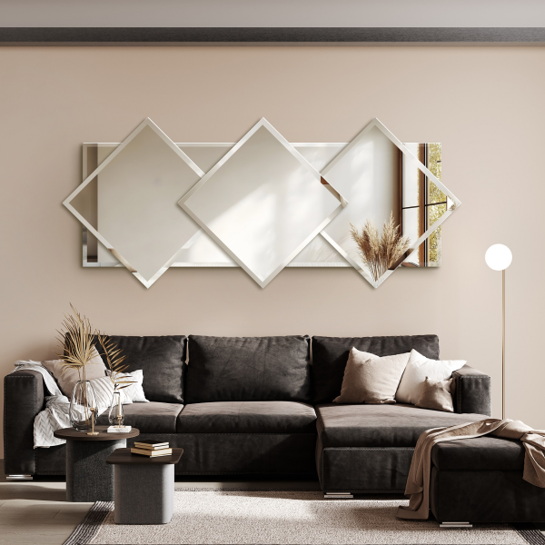 Oglindă decorativă cu oglinzi conice - OXANA