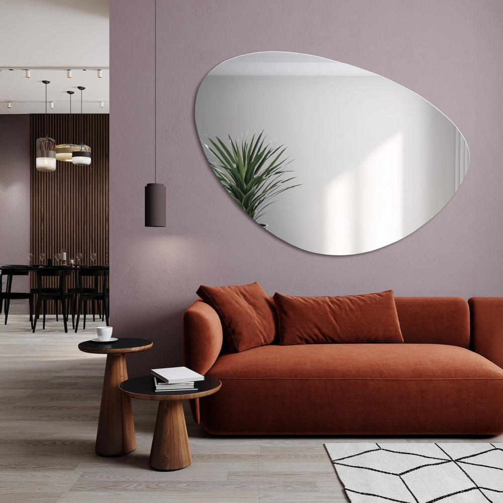 Oglindă de baie cu formă neregulată - OBSYDIAN