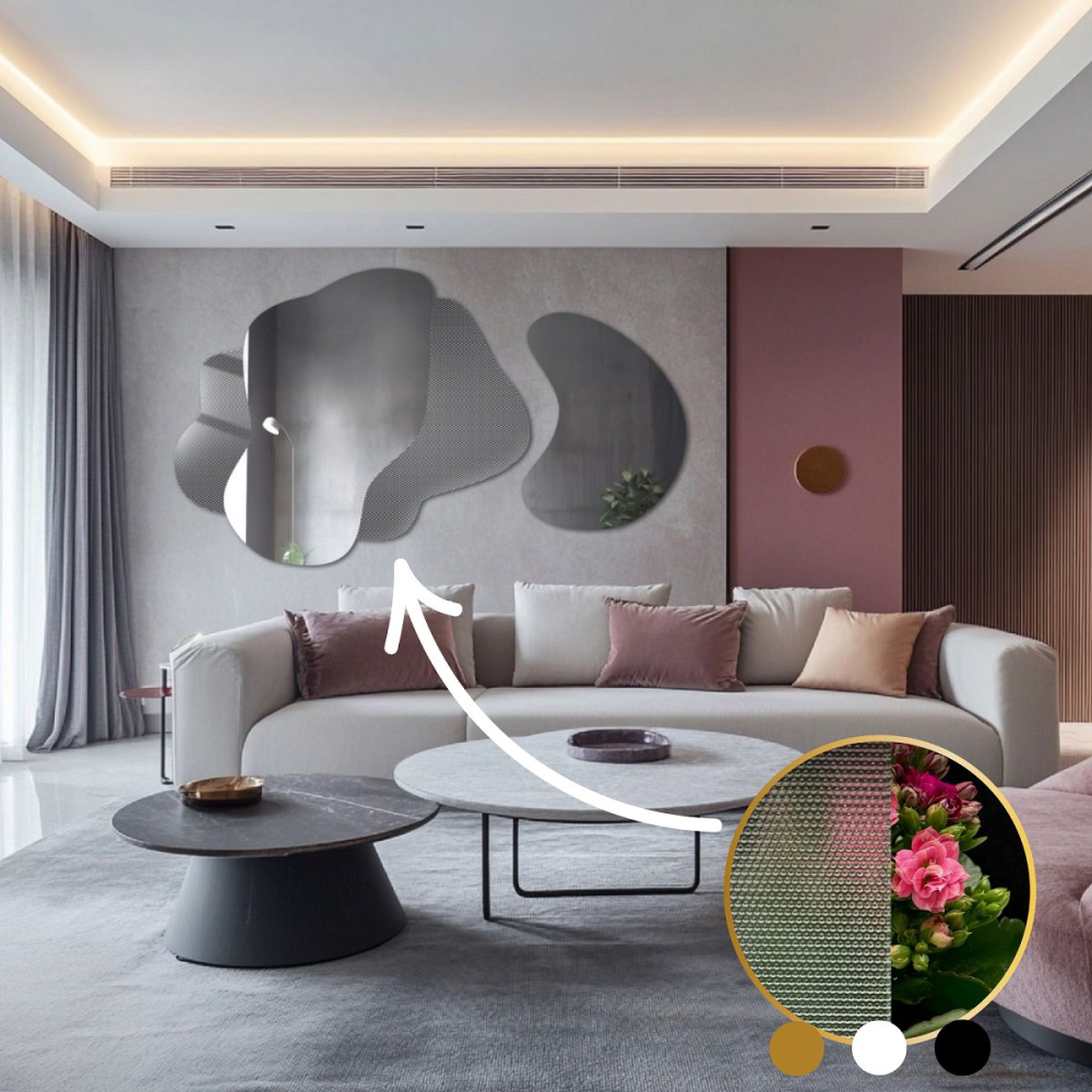 Oglinzi decorative pe sticlă ornamentală Master Point - LUXORA ARTIVIS