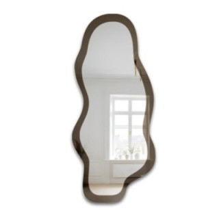 Oglindă neregulată pe placă maro – MOCHA TOFFEE