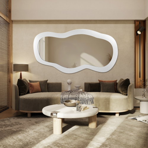 Oglindă decorativă pe sticlă ornamentală Estriado - LUXORA GLASORI