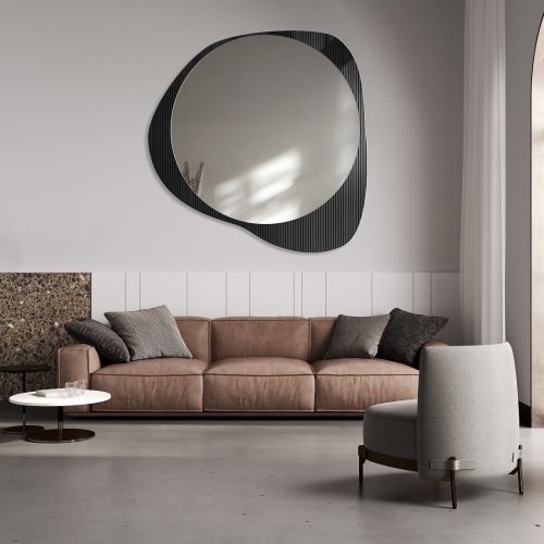 Oglindă decorativă pe sticlă ornamentală Estriado - LUXORA ELEGRA