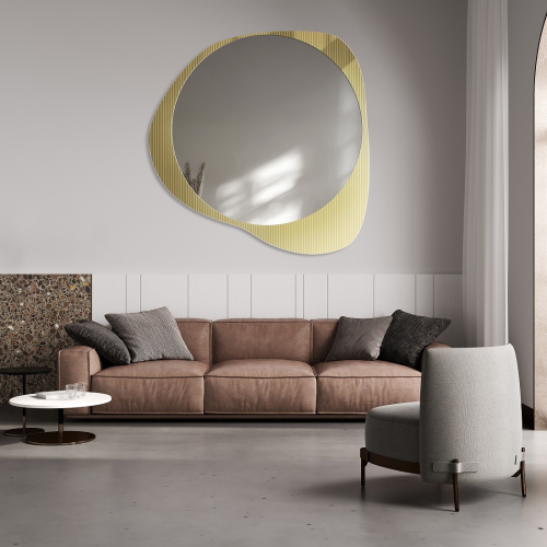 Oglindă decorativă pe sticlă ornamentală Estriado - LUXORA ELEGRA