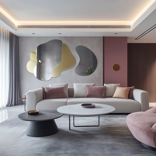 Oglinzi decorative pe sticlă ornamentală Master Point - LUXORA ARTIVIS