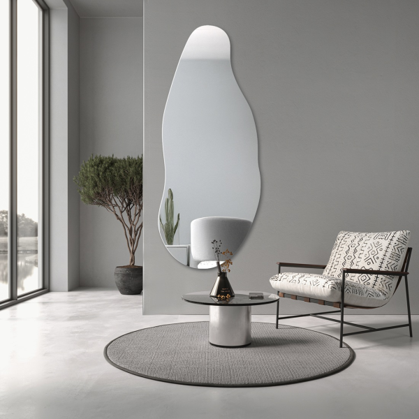 Oglindă decorativă cu o formă organică - BARYT