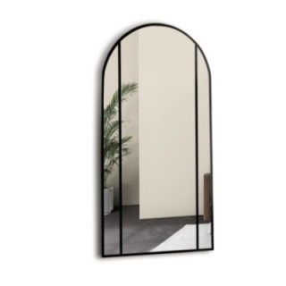Oglindă semiovală cu rame de mdf - ARO - culoarea ramei la alegere