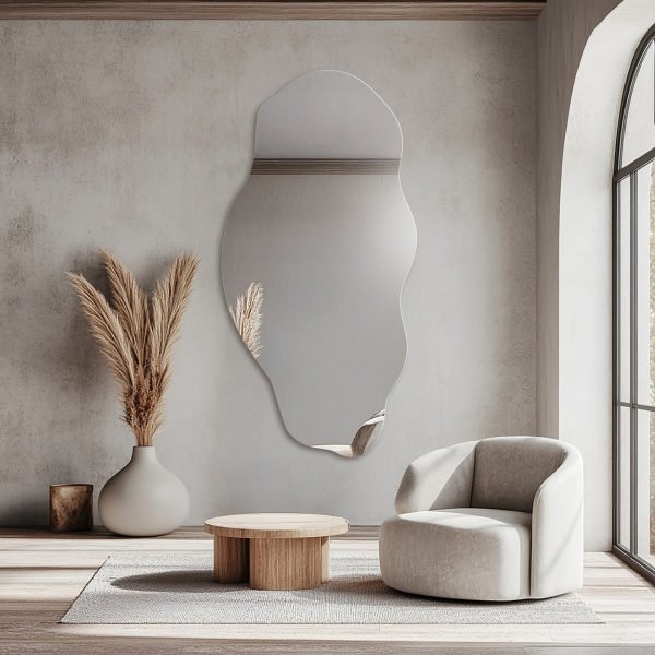 Oglindă decorativă cu o formă organică - LOLIT