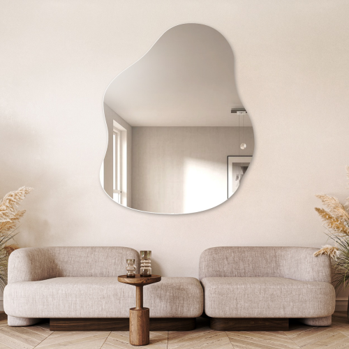 Oglindă decorativă cu formă organică - STONE