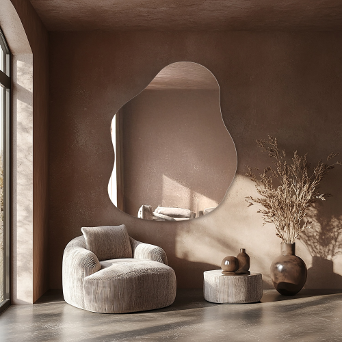 Oglindă decorativă cu formă organică - STONE