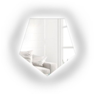 Oglindă de formă geometrică cu iluminare – PENTA LED