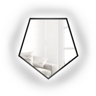 Oglindă de formă geometrică în ramă cu iluminare – PENTA ÎN CADRU LED