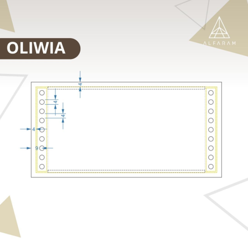 Oglindă de baie dreptunghiulară cu oglindă cu led cu zoom - OLIWIA LED PREMIUM