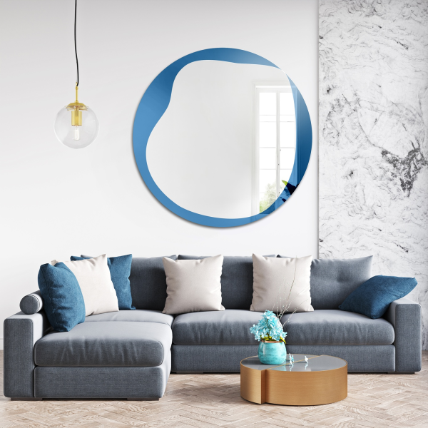 Oglindă albastră neregulată - ICY BLUE