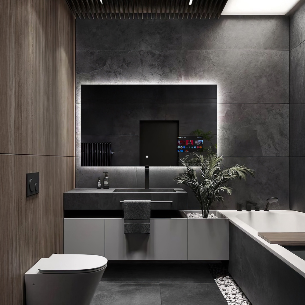 Oglindă inteligentă pentru baie cu iluminare- AGIS SMART LED