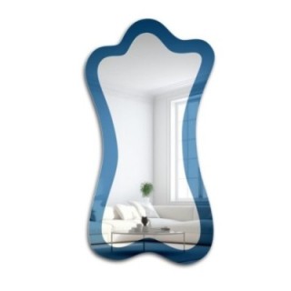 Oglindă albastră neregulată - SAPPHIRE BLUE