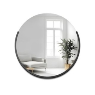 Oglindă rotundă modernistă cu ramă din MDF - TERA