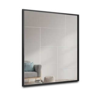 Oglindă modernă de la Mirrors - TETRIS - cu o ramă neagră frumoasă
