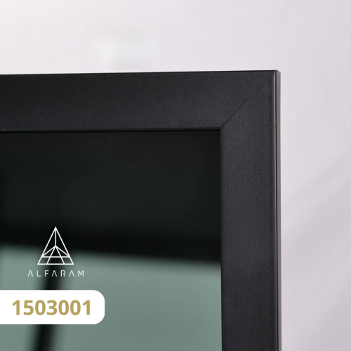 Oglindă în ramă neagră cu iluminare - 1503 LED I - culoarea ramei la alegere