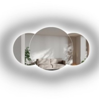 Set de oglinzi de baie cu iluminare - UNIVERSE DOUBLE LED