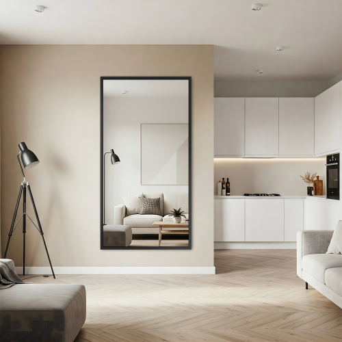 Oglindă într-o ramă simplă și elegantă - 1502 - culoarea ramei la alegere