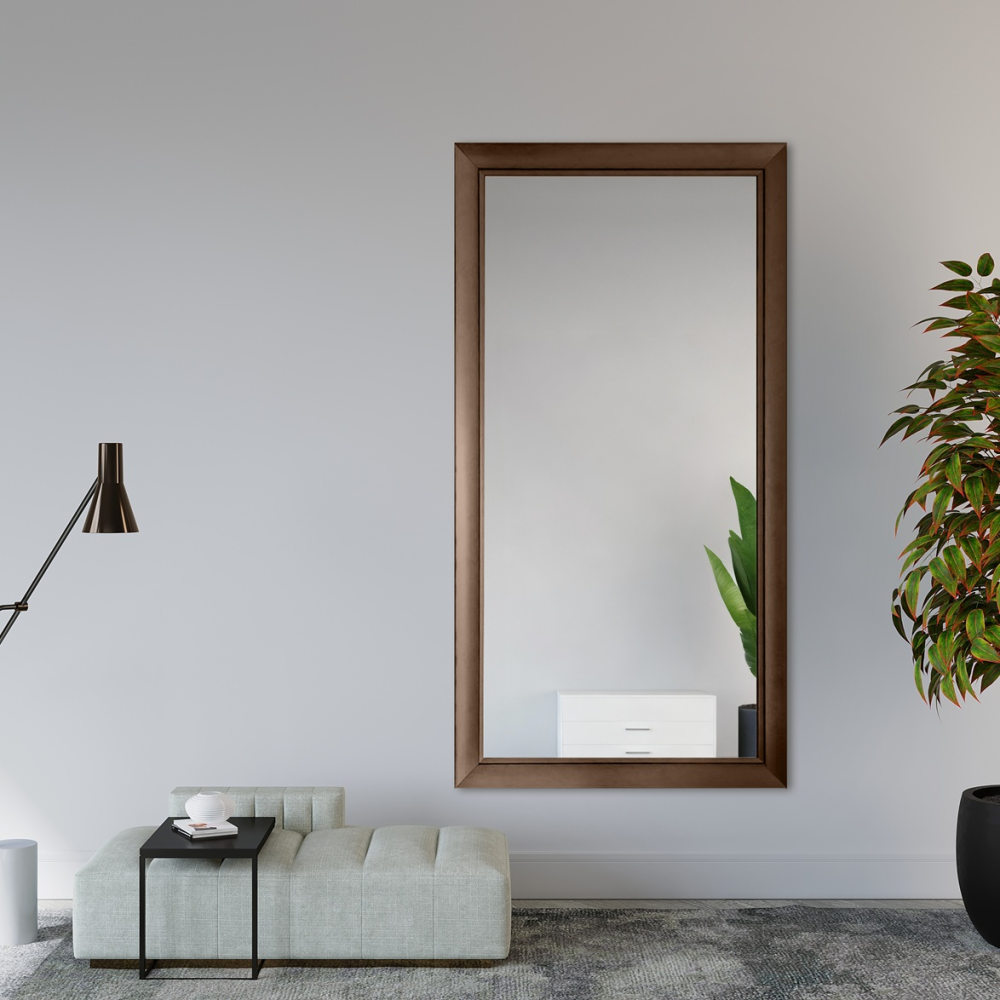 Oglindă cu ramă modernă și elegantă - 4201 - culoarea ramei la alegere