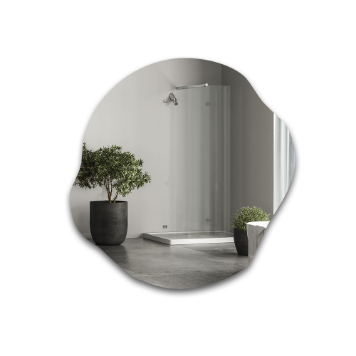 Oglindă decorativă cu o formă organică - CYRKON