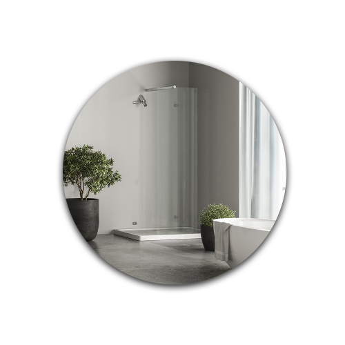 Oglindă rotundă pentru baie lustruită - CERC