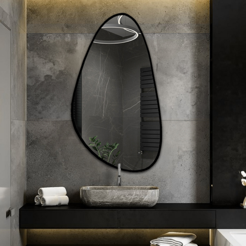 Oglindă de formă neregulată într-o ramă - SYDERYT ÎN CADRU