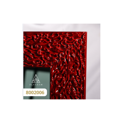 Oglindă Glamour cu ramă burgund lucioasă - 8002006
